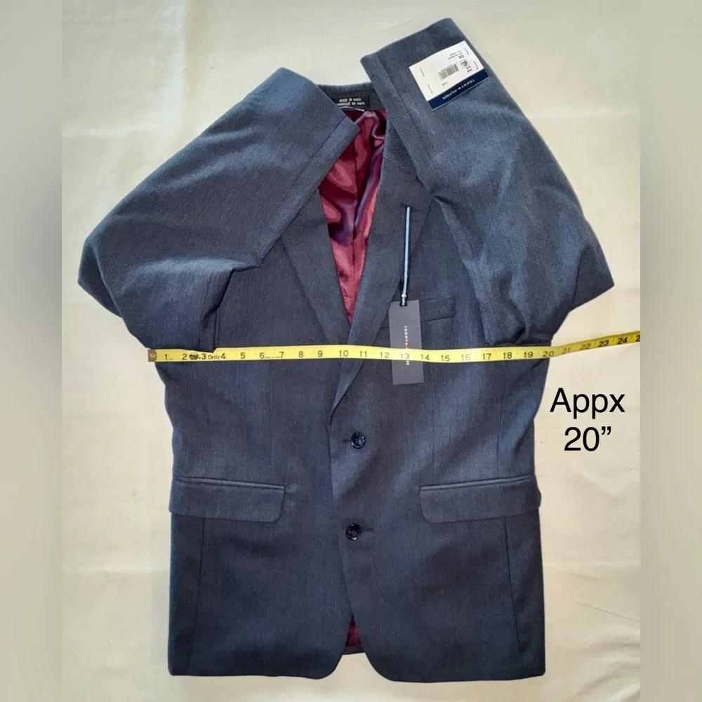 NWT TOMMY HILFIGER Blue Gibbs Blazer Jacket (S38) - Picture 6 of 17